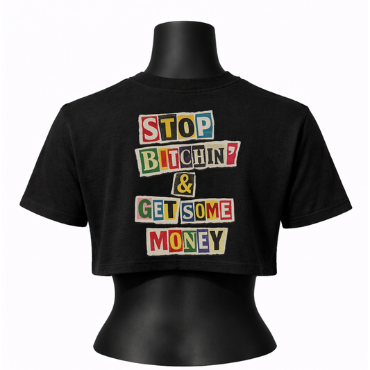 Ransom note Crop Tee