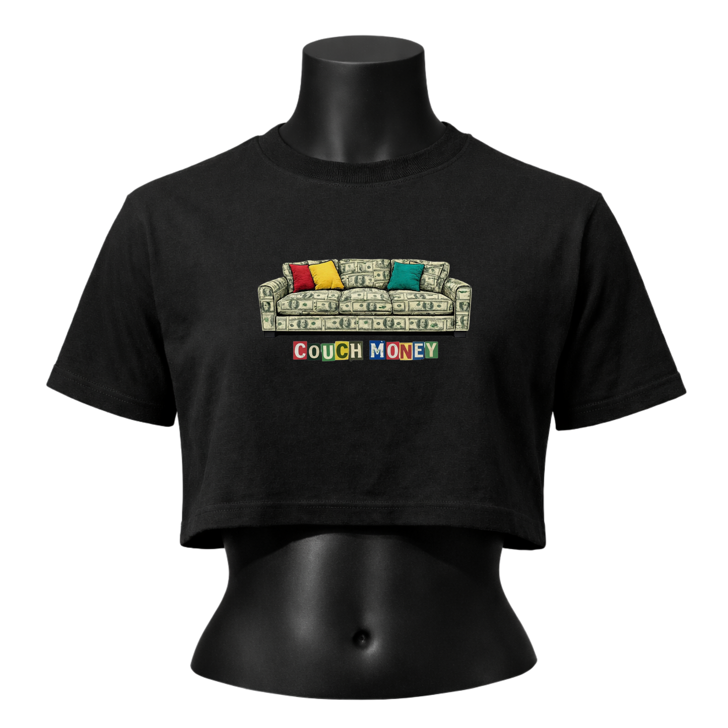 Ransom note Crop Tee