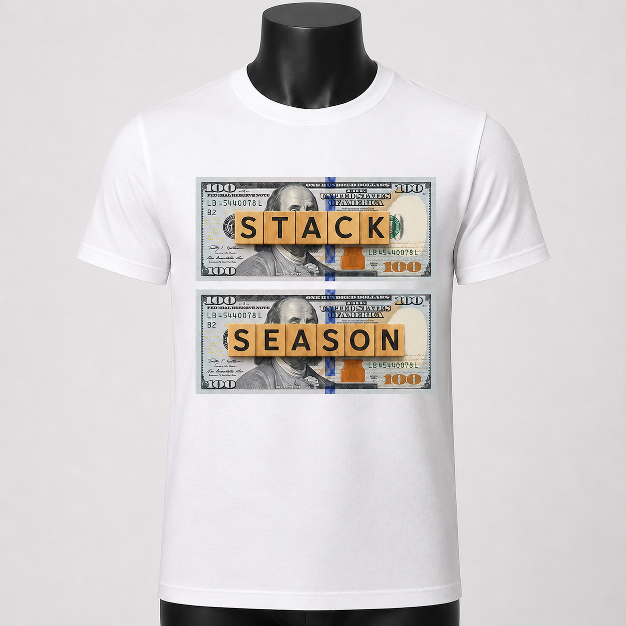 STACK SEASON Tee
Front Graphic | Unisex Fit